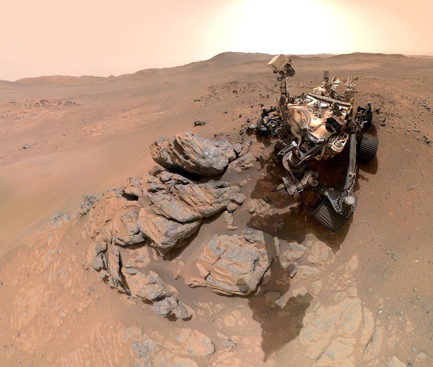 Mars has such thin air that around noon near the equator, sunlit ground beneath your boots could reach 24 degrees Celsius while the air around your head remained below freezing — …